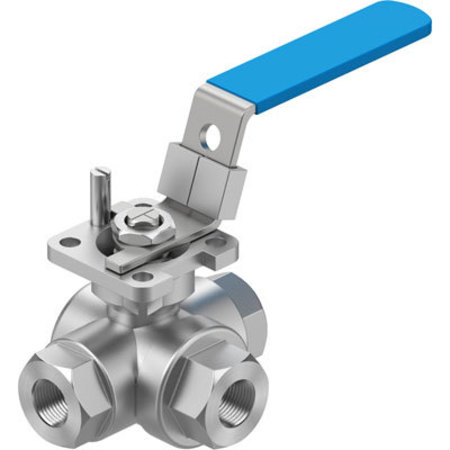 FESTO Ball Valve VZBE-3/8-T-63-F-3T-F04-M-V15V15 VZBE-3/8-T-63-F-3T-F04-M-V15V15